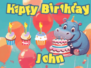 Happy Birthday John GIF