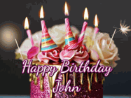 Happy Birthday John GIF