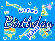 Happy Birthday John GIF
