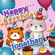 Happy Birthday Jonathan GIF