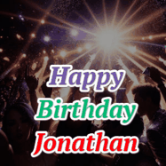 Happy Birthday Jonathan GIF
