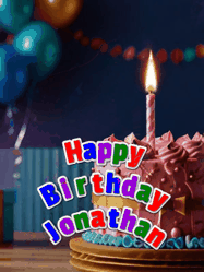 Happy Birthday Jonathan GIF