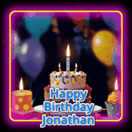 Happy Birthday Jonathan GIF