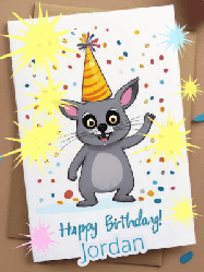 Happy Birthday Jordan GIF