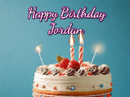Happy Birthday Jordan GIF