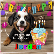 Happy Birthday Jordan GIF