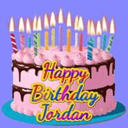 Happy Birthday Jordan GIF