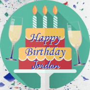 Happy Birthday Jordan GIF
