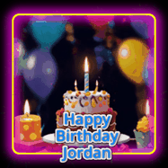Happy Birthday Jordan GIF