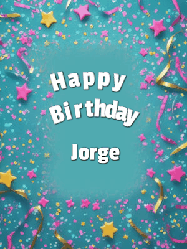 Happy Birthday Jorge GIF