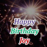 Happy Birthday Joy GIF