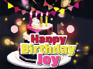 Happy Birthday Joy GIF