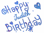 Happy Birthday Judith GIF