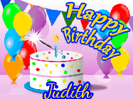 Happy Birthday Judith GIF