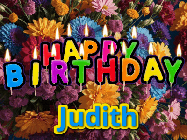 Happy Birthday Judith GIF