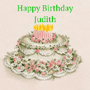 Happy Birthday Judith GIF