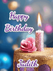 Happy Birthday Judith GIF