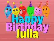 Happy Birthday Julia GIF