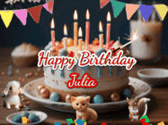 Happy Birthday Julia GIF
