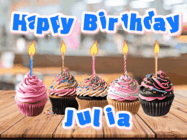 Happy Birthday Julia GIF