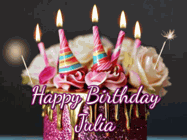 Happy Birthday Julia GIF
