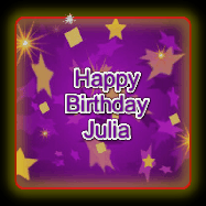 Happy Birthday Julia GIF