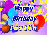 Happy Birthday Justin GIF
