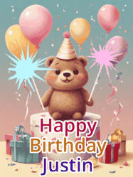 Happy Birthday Justin GIF