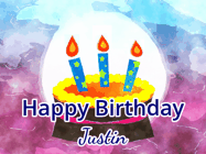 Happy Birthday Justin GIF