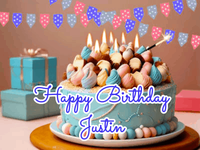 Happy Birthday Justin GIF 43