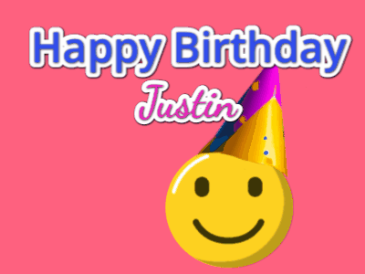 Happy Birthday Justin GIF 96