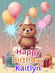 Happy Birthday Kaitlyn GIF