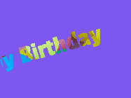 Happy Birthday Kaitlyn GIF: Spinning text over a birthday balloon background. Customize this animated birthday gif with name.