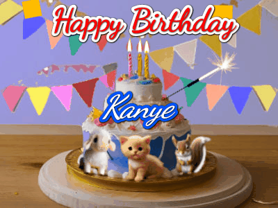 Happy Birthday Kanye GIF 61