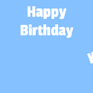 Happy Birthday Katherine GIF: A silly animated Happy Birthday GIF with a smiling emoji rolling into scene and leaving behind a birthday cake.