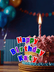 Happy Birthday Katy GIF