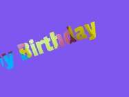 Happy Birthday Kelsey GIF: Spinning text over a birthday balloon background. Customize this animated birthday gif with name.