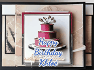 Happy Birthday Khloe GIF