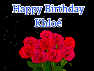 Happy Birthday Khloe GIF 124