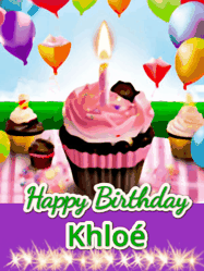 Happy Birthday Khloe GIF