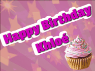 Happy Birthday Khloe GIF