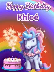 Happy Birthday Khloe GIF