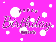 Happy Birthday Kimberly GIF