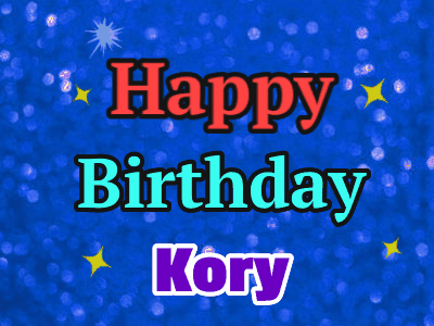 Happy Birthday Kory GIF 2