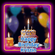 Happy Birthday Kristin GIF