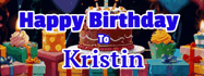 Happy Birthday Kristin GIF