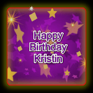Happy Birthday Kristin GIF