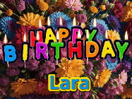 Happy Birthday Lara GIF