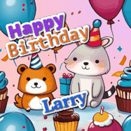 Happy Birthday Larry GIF