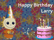 Happy Birthday Larry GIF